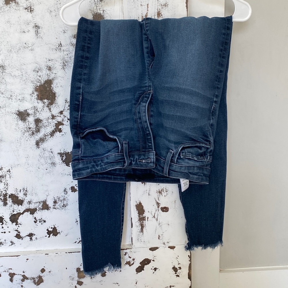 Joes cropped high rise skinny ankle jeans
